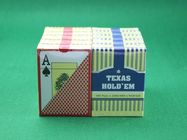 Texas Hold’em Plastic Playing Cards Invisible Ink Markings for UV Contact Lenses