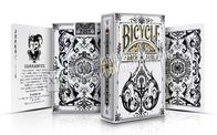 Paper Bicycle Arch Angles Poker Mainkan Kartu Warna Abu-abu 8.8 * 6.3cm