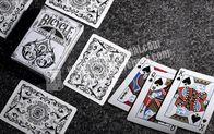 Paper Bicycle Arch Angles Poker Mainkan Kartu Warna Abu-abu 8.8 * 6.3cm