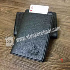Kulit Cheat Poker Device Elektronik Wallet Card Exchanger Untuk Trik Sulap