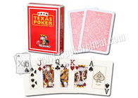 Italia Texas Modiano Plastik Jumbo Bermain Side Marked Cards Untuk Poker Predictor
