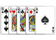 Poker Perjudian Alat Peraga Brasil Black Copag Copag Plastic Playing Cards