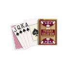 Copag Texas Hold&amp;#39;em Red / Black Judi Alat Peraga Kartu Dengan Ukuran Poker Jumbo Index
