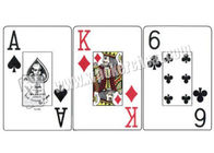 Tahan air KEM Arrow Red Jumbo Ukuran Bermain Kartu / Ditandai Kartu Poker