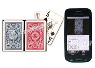 Kartu Bermain plastik tahan air Kem Arrow untuk Poker Predictor curang kartu Poker