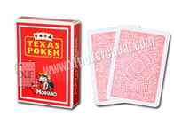 Italia Texas Modiano Plastik Jumbo Bermain Side Marked Cards Untuk Poker Predictor