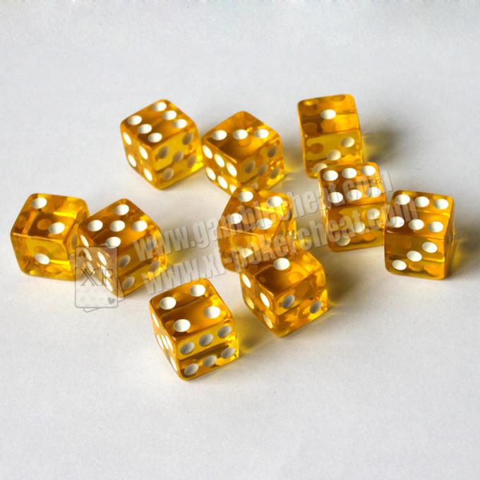 Colorful Perspective Gamble Magic Trick Dice Remote Control Dice