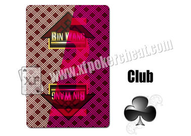 Paper Invisible Cheating Poker Cards / Cheating Playing Cards 6.3cm * 8.8cm