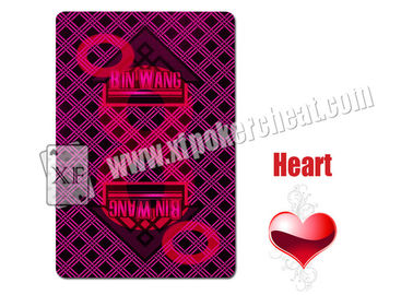 Paper Invisible Cheating Poker Cards / Cheating Playing Cards 6.3cm * 8.8cm
