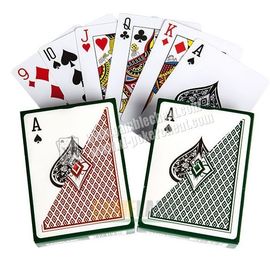 PVC Plastic Diamond UV Dan Tinta Inframerah Ditandai Bermain Kartu Untuk Lensa Terlihat