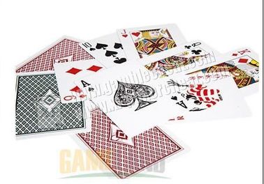 PVC Plastic Diamond UV Dan Tinta Inframerah Ditandai Bermain Kartu Untuk Lensa Terlihat