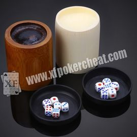 ISO9001 Perspective Dice Cup / Gambling Accessories Kasino Magic Dice Dengan Baterai 4 jam