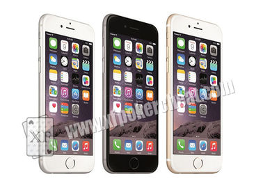Emas iPhone 6 Kamera Ponsel Poker Scanner Dengan 2m Transmitter