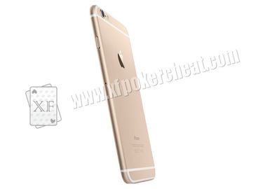 Emas iPhone 6 Kamera Ponsel Poker Scanner Dengan 2m Transmitter
