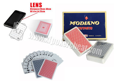 Italian Plastic Ramino Bridge Super Flori Ditandai Kartu Poker Red Blue Index