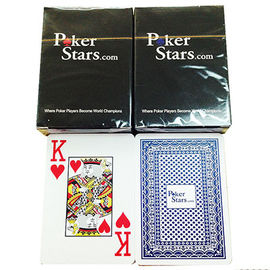 Poker Star Blue Red Plastic Playing Card For Gambling Props With 2 Jumbo Index