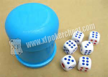 Permainan Poker Magical Plastic Perspective Dice Cup Dengan Casino Magic Dice