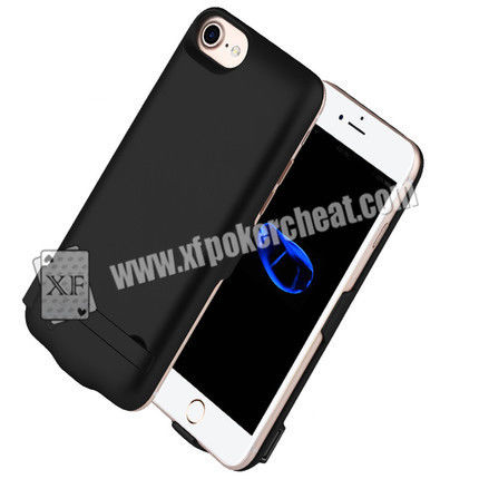 4.7 Inch iPhone 6/7/8 Power Case Poker Scanner Dengan IR Camera Inside Untuk Memindai Ditandai Bermain Kartu