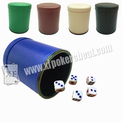 Ukuran Normal Permainan Poker Magical Plastic Dice Cup Dengan Remote Control
